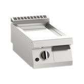 Fry-top pe gaz mic, platou neted cromat, de banc, Linia 700, Silko